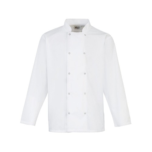 Long Sleeve Press Stud Chef''s Jacket