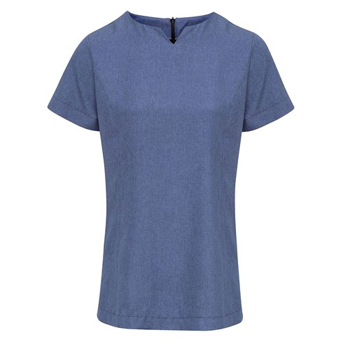 Viola Linen Look Cut Neck Beauty Tunic