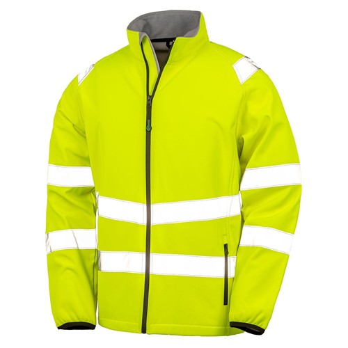 Recycled printable safety softshell