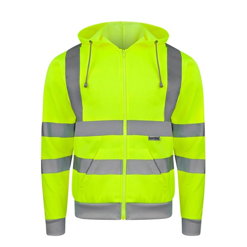 Hi-Vis Zipper Hoodie