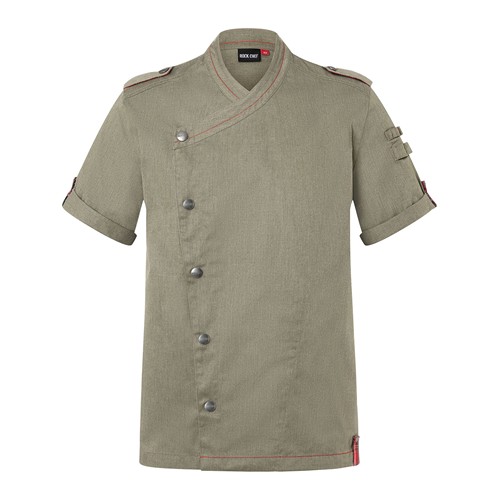 Giacca da cuoco da uomo denim a maniche corte ROCK CHEF®-Stage2