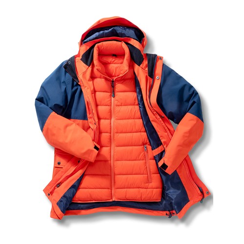 RECYCLED 3-IN-1 PADDED RIPSTOP JACKET