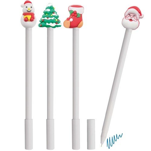 SET DE STYLOS DE NOËL (4 MODÈLES) "NATALE"