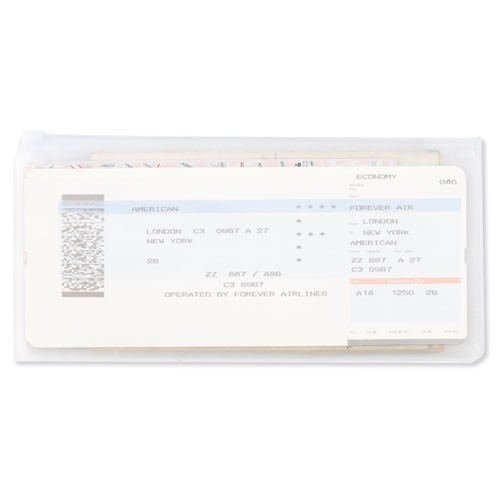 POCHETTE ECO DE VOYAGE TRANSPARENT "ALLEN"