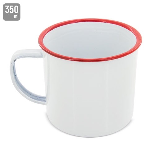 TASSE MÉTALLIQUE ÉMAILLÉ "RETRO"