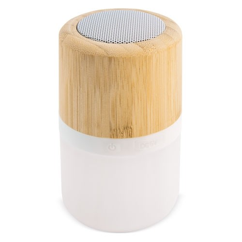 HAUT-PARLEUR LUMINEUX EN BAMBOU "TURIN"