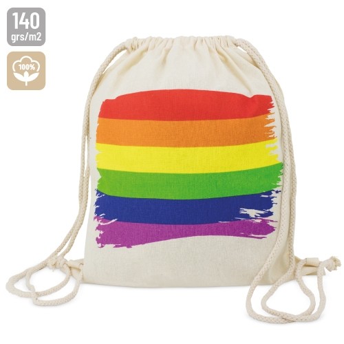 SAC À DOS EN COTON "RAINBOW" - Image 1