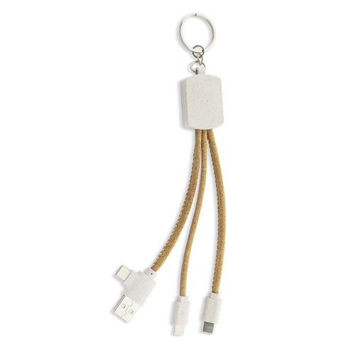 CHARGEUR PORTE-CLÉS CONNECTEURS ÉCOLOGIQUES "NABIR"