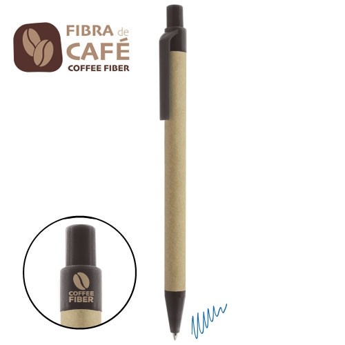 STYLO EN CARTON RECYCLÉ ET FIBRE DE CAFÉ "VALDÉS"