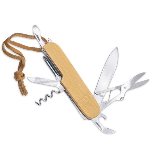 COUTEAU AVEC BASE EN BAMBOU "ASTON"