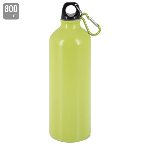 BOTELLA DE ALUMINIO CON MOSQUETON 800 ml. 