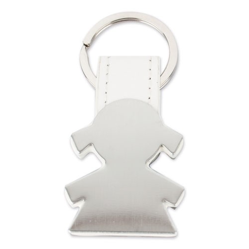 LLAVERO METALICO FORMA NIÑA 