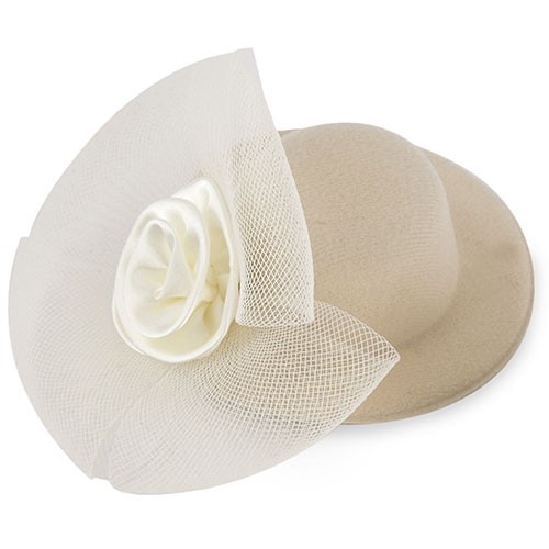 COUVRE-CHEF MOYEN "LOURDES" CRÈME