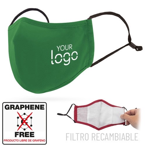 MASQUE AVEC FILTRE RÉUTILISABLE GRAND CONFORT