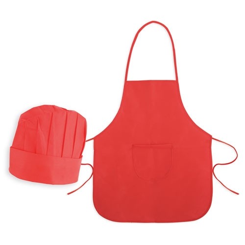 SET TABLIER + TOQUE ENFANT NON TISSé