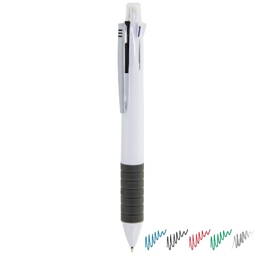 STYLO 4 COULEURS + PORTE-MINE "XIM"
