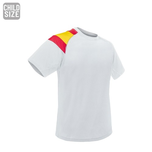CAMISETA BANDERA NIÑO D&F BL2-3 