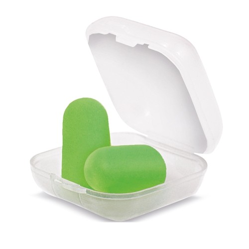 TAPONES PARA OIDOS EN CAJA DE PLASTICO 