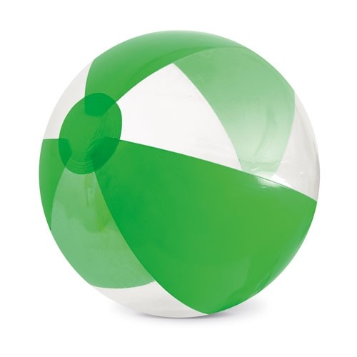 BALLON DE PLAGE TRANSLUCIDE/COULEUR "SANTA CRUZ"