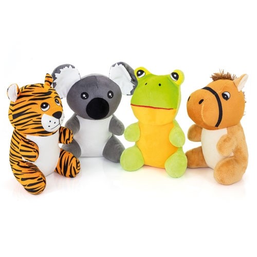 SET 4 PELUCHE "HAPPY ZOO"