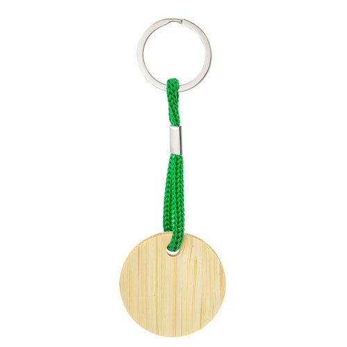 LLAVERO DE BAMBÚ REDONDO 
