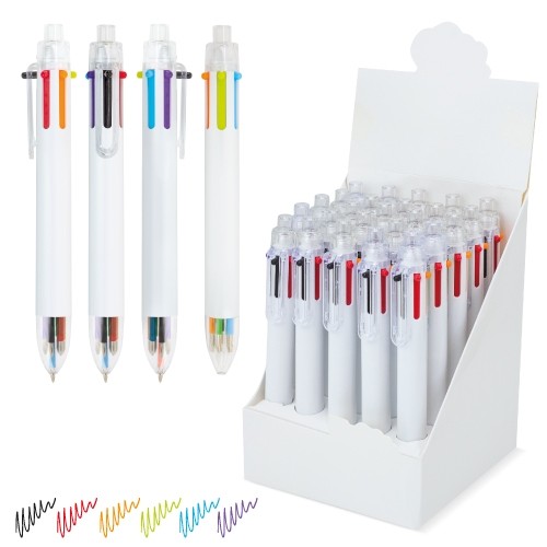 SET DE BOLIGRAFO 6 COLORES 