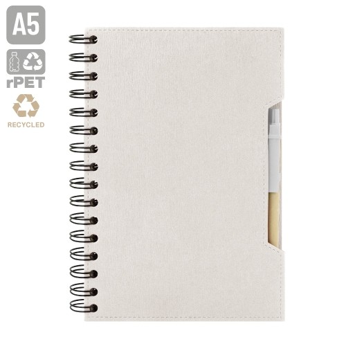 CAHIER A5 AVEC STYLO ECO "GREEN LIFE"