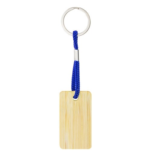LLAVERO DE BAMBÚ RECTANGULAR 
