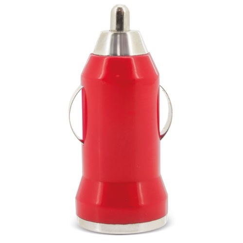 CHARGEUR USB VOITURE ROUGE