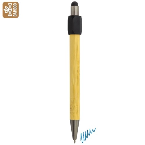 STYLO ANTI STRESS GIRATOIRE EN BAMBOU "GYRO"