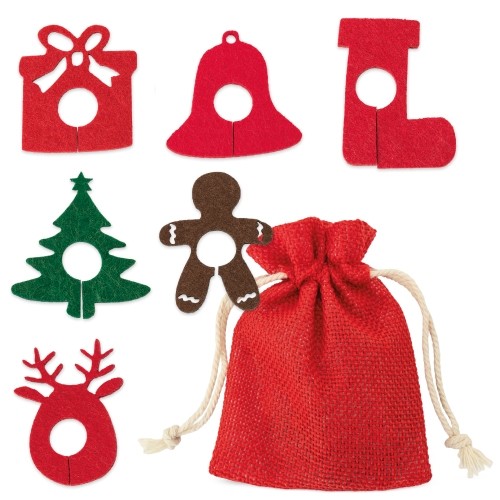 SET 6 MARCADORES DE FIELTRO PARA COPAS 