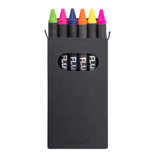 CAJITA DE 6 CERAS FLUOR 