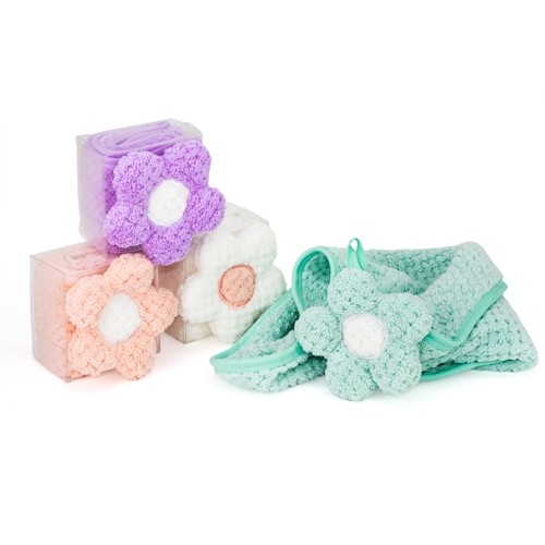 SET 12 TOALLAS FLORALES 