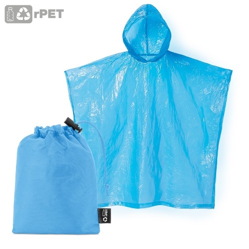 PONCHO CON BOLSA RPET 