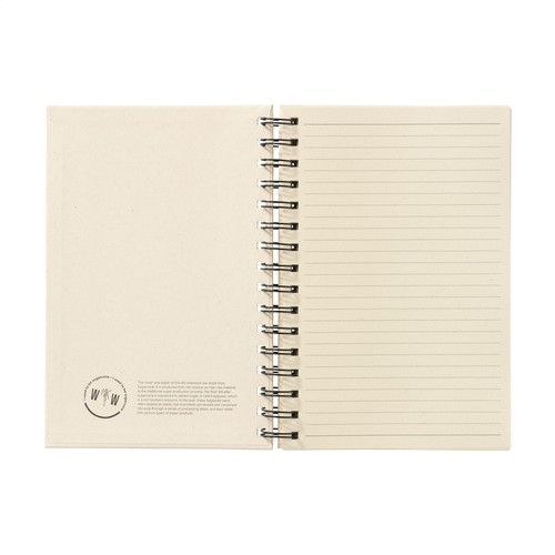 Sugarcane Bagasse Spiral Notebook A5 carnet - 5