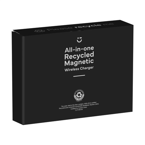 All-in-one RCS Recycled 15W Magnetic Wireless Charger - 8