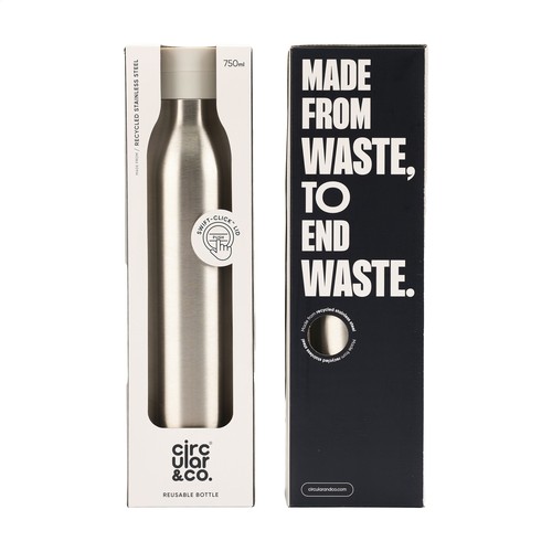Circular&Co Recycled Stainless Steel Bottle 750 ml - 4