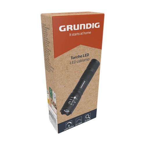Grundig 1W LED-Torch Zoom flashlight Grundig 1W LED-Torch Zoom flashlight