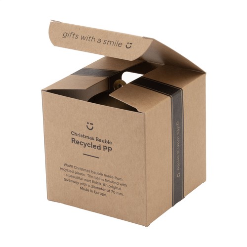 Boule de Noël Ø7cm Recycled PP Box - Made in Europe - 7