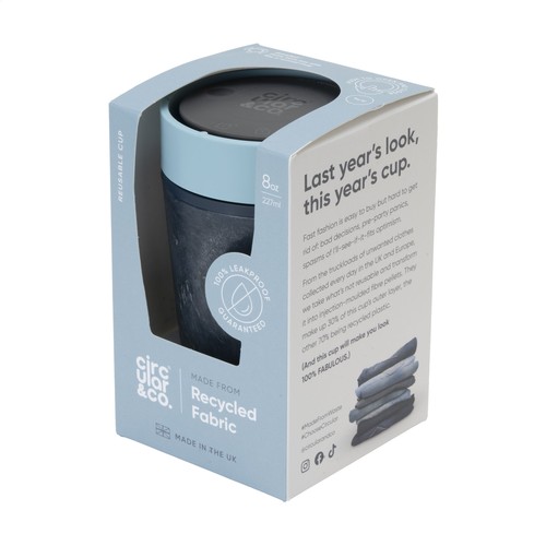Circular&Co. Coffee Cup Fabric Waste 227 ml Circular&Co. Coffee Cup Fabric Waste 227 ml