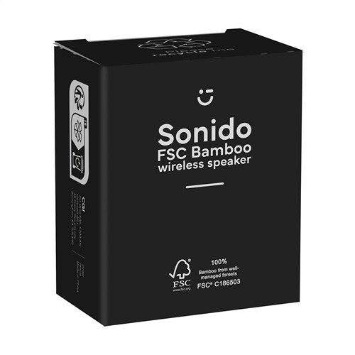 Sonido 5W Bamboo Wireless Speaker - 12