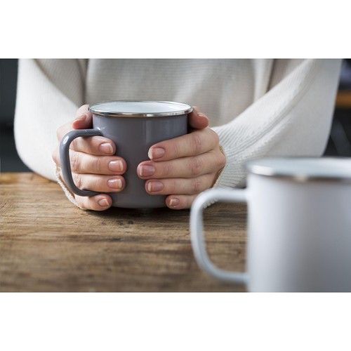 Retro Silver Mug en Émail 350 ml - 7