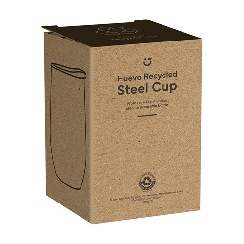 Huevo RCS Recycled Steel Cup 350 ml thermos - 4