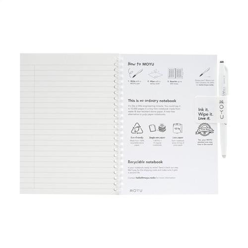 MOYU Erasable Stone Paper Notebook SoftCover 18 pages - 6