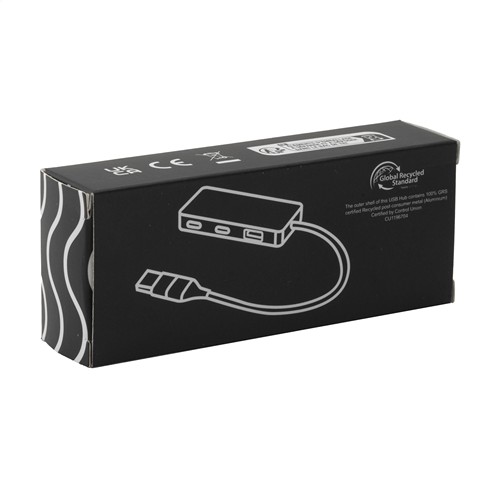 Tecco GRS Recycled Alu USB Hub - 16