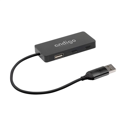 Tecco GRS Recycled Alu USB Hub - 1