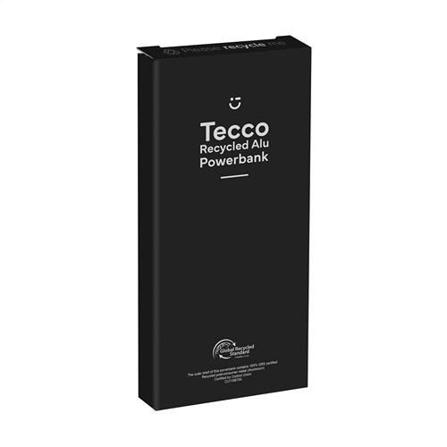 Tecco GRS Recycled Alu Powerbank 5000 chargeur externe - 5
