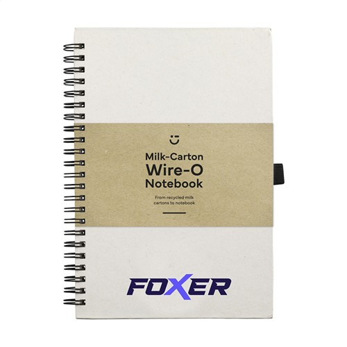 Milk-Carton Wire-O Notebook A5 carnet de notes - 11