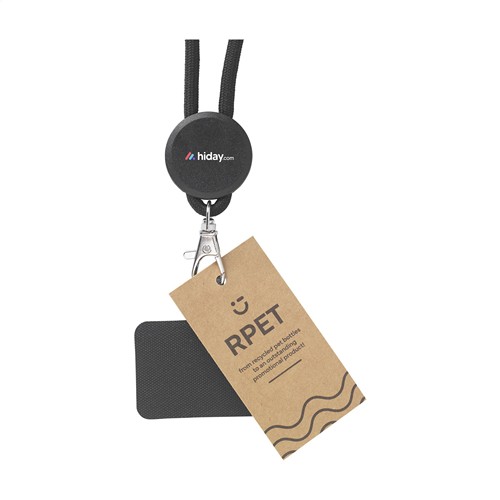 Lace Lanyard GRS RPET 0,5 cm cordelière téléphonique - 12