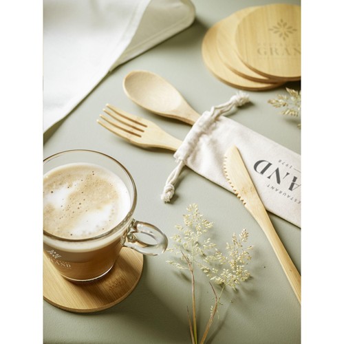 Bamboo Coaster Set sous-verres thumbnail 15